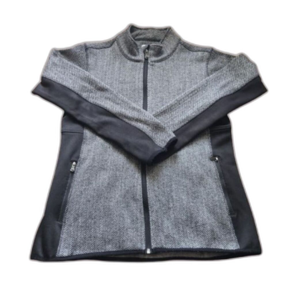 Marc New York Women’s Medium Full Zip Fleece Jacket Gray